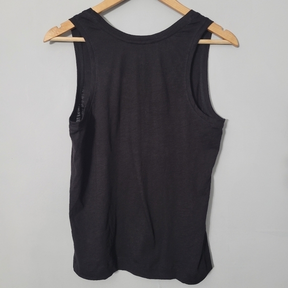 Whistles Black Cotton Tank Top - Picture 7 of 8